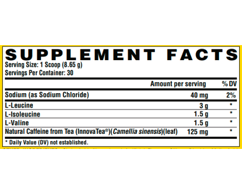 Амінокислота Lipo-6 BCAA Intense - 30srv Фруктовий пунш