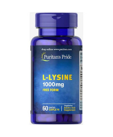 Амінокислота L-Лізин (L-Lysine) 1000мг - 60 капсул