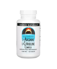 L-аргінін і L-цитрулін (L-Arginine L-Citrulline) Complex 1000мг - 120 таблеток