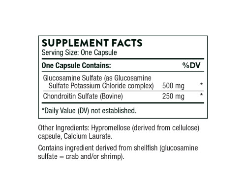 Глюкозамін і хондроїтин Glucosamine & Chondroitin - 90 капсул