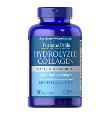 Hydrolyzed Collagen Pro - Structural Protein Type 1 and 3 Collagen - 180caps