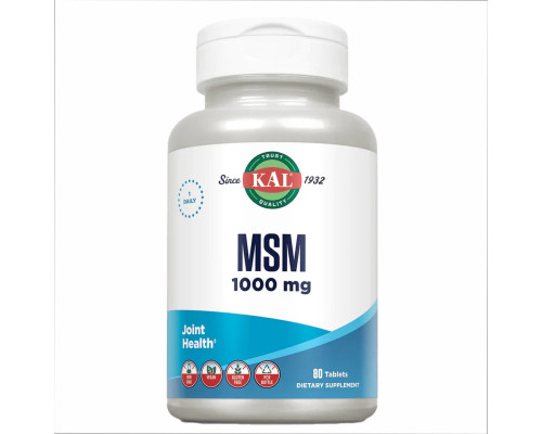 MSM 1000mg - 80 tabs