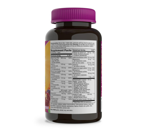 Жувальні вітаміни для жінок - Women's 50+ Complete Multivitamin - 110 таблеток