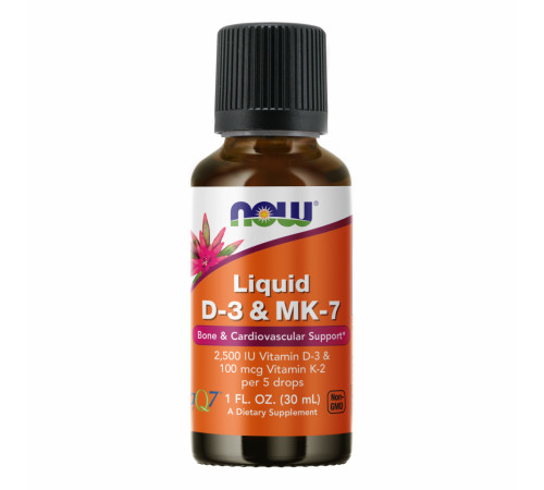 Рідкий вітамін D3 - Liquid Vit D-3 & MK-7 30мл