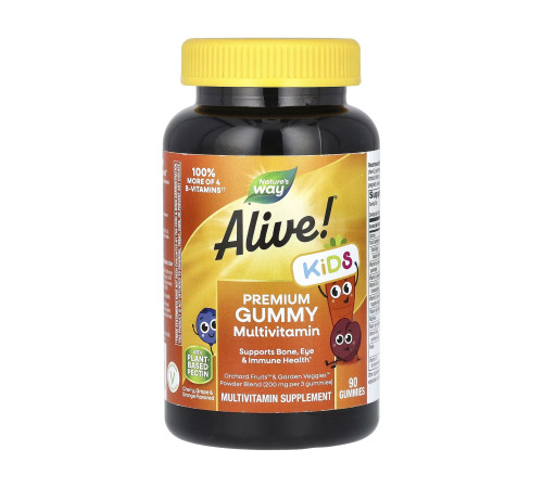 Мультивітаміни для дітей Premium Kids Multivitamin - 90 жувальних таблеток (Вишня, апельсиновий виноград) Мультивітаміни для дітей Premium Kids Multivitamin - 90 жувальних таблеток (Вишня, апельсиновий виноград)