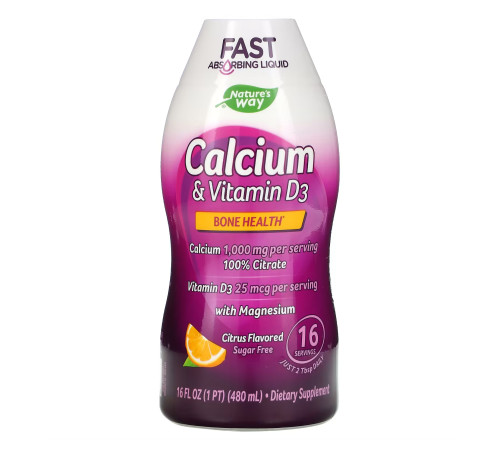 Кальцій і вітамін D (Calcium & Vitamin D) 16 унцій Кальцій і вітамін D (Calcium & Vitamin D) 16 унцій