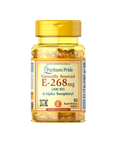 Vitamin E 268 mg 400 IU - 50 softgels