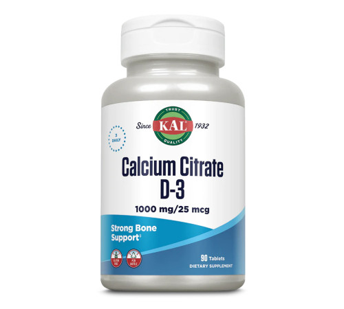 Кальцій цитрат Calcium Citrate D3 1000мг - 90 таблеток Кальцій цитрат Calcium Citrate D3 1000мг - 90 таблеток