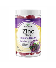 Zinc 30mg - 60 Gummies Elderberry