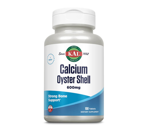 Кальцій Calcium Oyster Shell 600мг - 100 таблеток
