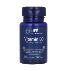 Вітамін D3 / Vitamin D3 25мкг (1000 IU) - 90 капсул