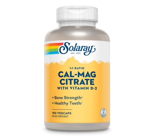 Кальцій та Магній Цитрат (Cal-Mag Citrate) 180 капсул