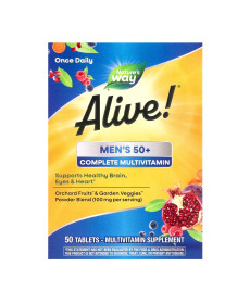 Мультивітаміни для чоловіків 50+ (Men's 50+ Complete Multivitamin) 50 таблеток
