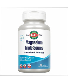 Магній KAL Magnesium Sustained Release Triple Source 500мг - 100 таблеток