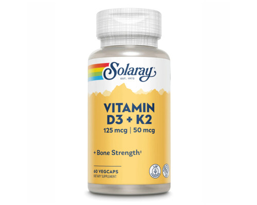 Вітамін Vitamin D3 + K2 5000IU - 60 капсул