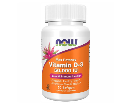 Вітамін Vitamin D-3 50,000 IU - 50 капсул