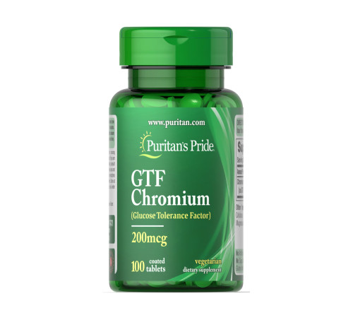 Хром GTF Chromium 200мкг - 100 таблеток Хром GTF Chromium 200мкг - 100 таблеток