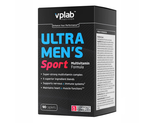 Вітаміни для чоловіків Ultra Men's Sport Multivitamin - 90 капсул