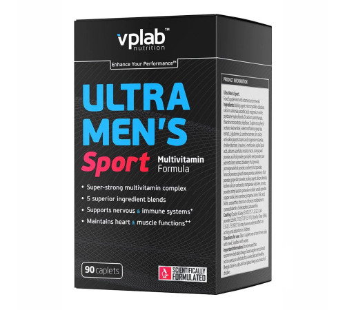 Вітаміни для чоловіків Ultra Men's Sport Multivitamin - 90 капсул