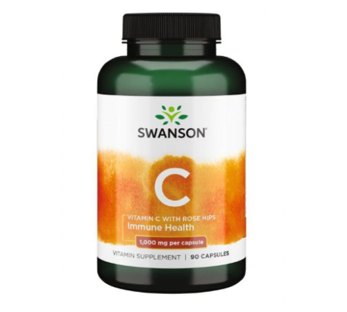 Vitamin C with Rose Hips 1000 mg - 90 caps