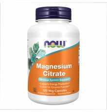 Magnesium Citrate Now Foods - 120 caps