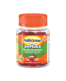 Мультивітаміни для дітей Softies Multivitamins - 30 жувальних цукерок (Полуниця)