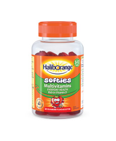 Дитячі мультивітаміни Softies Multivitamins - 60 капсул (Полуниця)