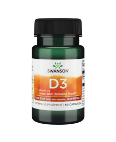 Vitamin D3 High Potency 1,000 IU (25 mcg) - 60 Caps