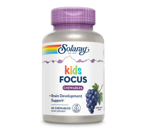 Підтримка концентрації та уваги у дітей Focus for Children - 60 жувальних таблеток Підтримка концентрації та уваги у дітей Focus for Children - 60 жувальних таблеток