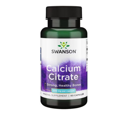 Calcium Citrate 200 mg - 60 Caps Calcium Citrate 200 mg - 60 Caps