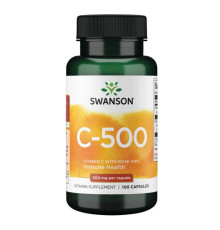 Vitamin C with Rose Hips 500 mg - 100 caps