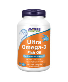 Ультра омега Ultra Omega-3 FO 500/250 Fish Gelatin - 180 капсул