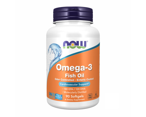 Концентрат риб’ячого жиру Omega-3 Enteric - 90 капсул