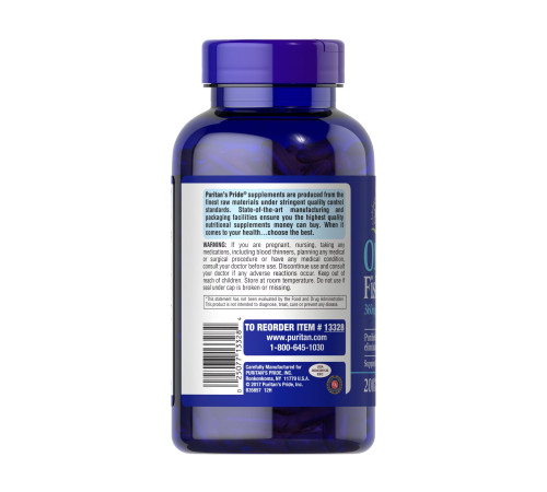 Рибячий жир Omega-3 Fish Oil 1200мг (360мг Active Omega-3) - 200 капсул Рибячий жир Omega-3 Fish Oil 1200мг (360мг Active Omega-3) - 200 капсул