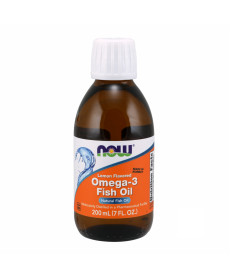 Omega-3 Fish Oil Lemon Now Foods - 200 ml (7 oz)