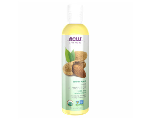 Organic Almond Oil Now Foods - 8 oz