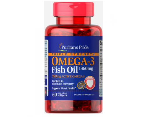 Omega-3 Triple Strength 1360mg - 60caps