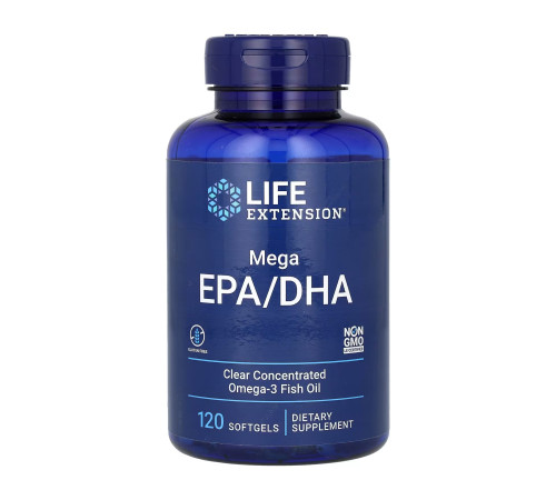 Рибячий жир Mega EPA/DHA - 120 капсул