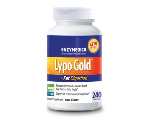 Травні ферменти Enzymedica Lypo Gold - 240 капсул