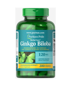 Ginkgo Biloba Standardized Extract 120mg - 200caps