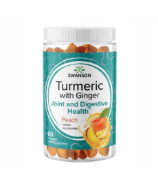 Turmeric with Ginger - 60 Gummies Peach