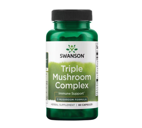 Потрійний грибний комплекс Triple Mushroom Complex 3 Mushroom Formula - 60 капсул