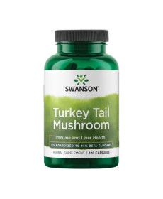 Гриб трутовик Turkey Tail Mushroom 500мг - 120 капсул