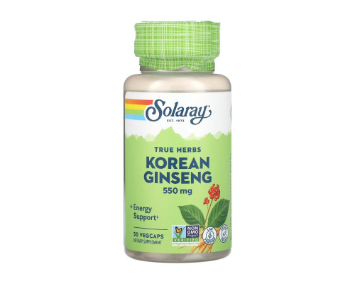 Корінь корейського женьшеню (Korean Ginseng Root) 550мг - 50 капсул