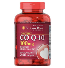 Q-SORB Co Q-10 100 mg - 240 Rapid Release Softgels