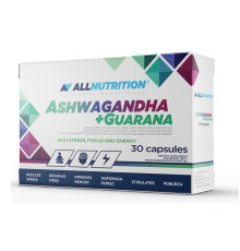 Ashwagandha 300ml + Guarana - 30caps