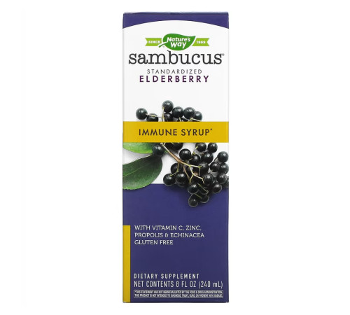 Sambucus Immune Syrup Nature's Way - 8 oz