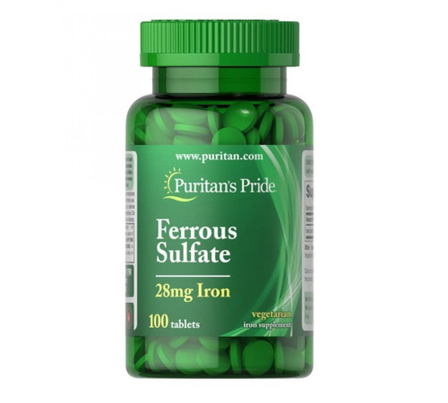 Iron Ferrous Sulfate 28 mg - 100 Tablets Iron Ferrous Sulfate 28 mg - 100 Tablets