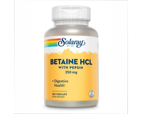 Betaine HCl 250mg - 180 vcaps