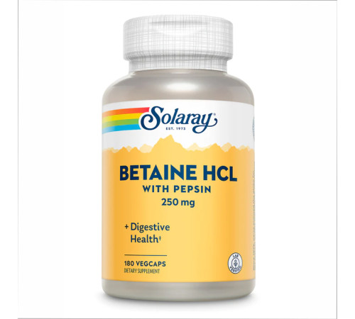 Betaine HCl 250mg - 180 vcaps